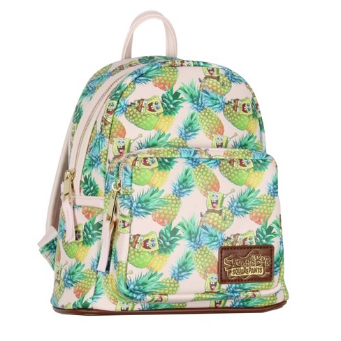 Intimo Nickelodeon Spongebob Squarepants Cartoon Pineapple Tossed Print Mini Backpack Pink Target