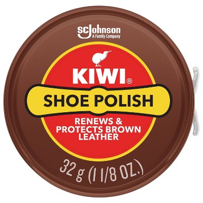 Kiwi Shoe Polish Paste Metal Tin - Brown 1.125oz : Target