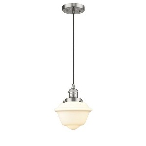 Oxford - 1 Light Cord Hung Mini Pendant In Traditional Style-8 Inches Tall and 7.5 Inches Wide - 1 of 1