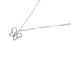 Haus of Brilliance Silver 1/4 cttw Prong-Set Diamond Butterfly Pendant Necklace - 4 of 4
