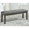 Signature Design by Ashley Contemporary Hallanden 50" Dining Bench Two-tone Gray - 2 of 4