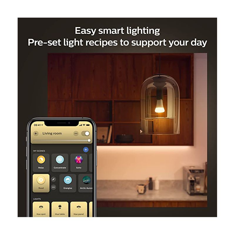 Philips Hue White Ambiance A21 High Lumen Smart Bulb, 3 of 6
