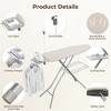 Yaheetech Foldable Height-adjustable Iron Table with 4-layer Pad, Cord Holder, Clothes Rack for Laundry - 4 of 4