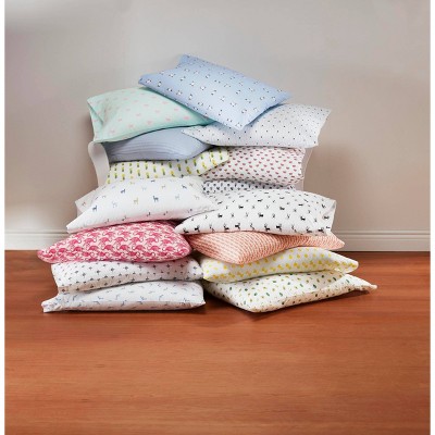 Twin Blue Cotton Percale Stripe Sheet Set