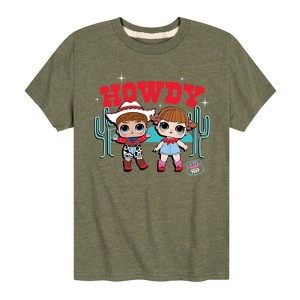 Boys' - LOL Surprise! - Howdy Neon Short Sleeve Graphic T-Shirt - 1 of 4
