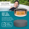 Bestway SaluSpa Honolulu AirJet Large Round 4 to 6 Person Inflatable Hot Tub Portable Outdoor Spa with 140 AirJets and EnergySense Cover - 4 of 4