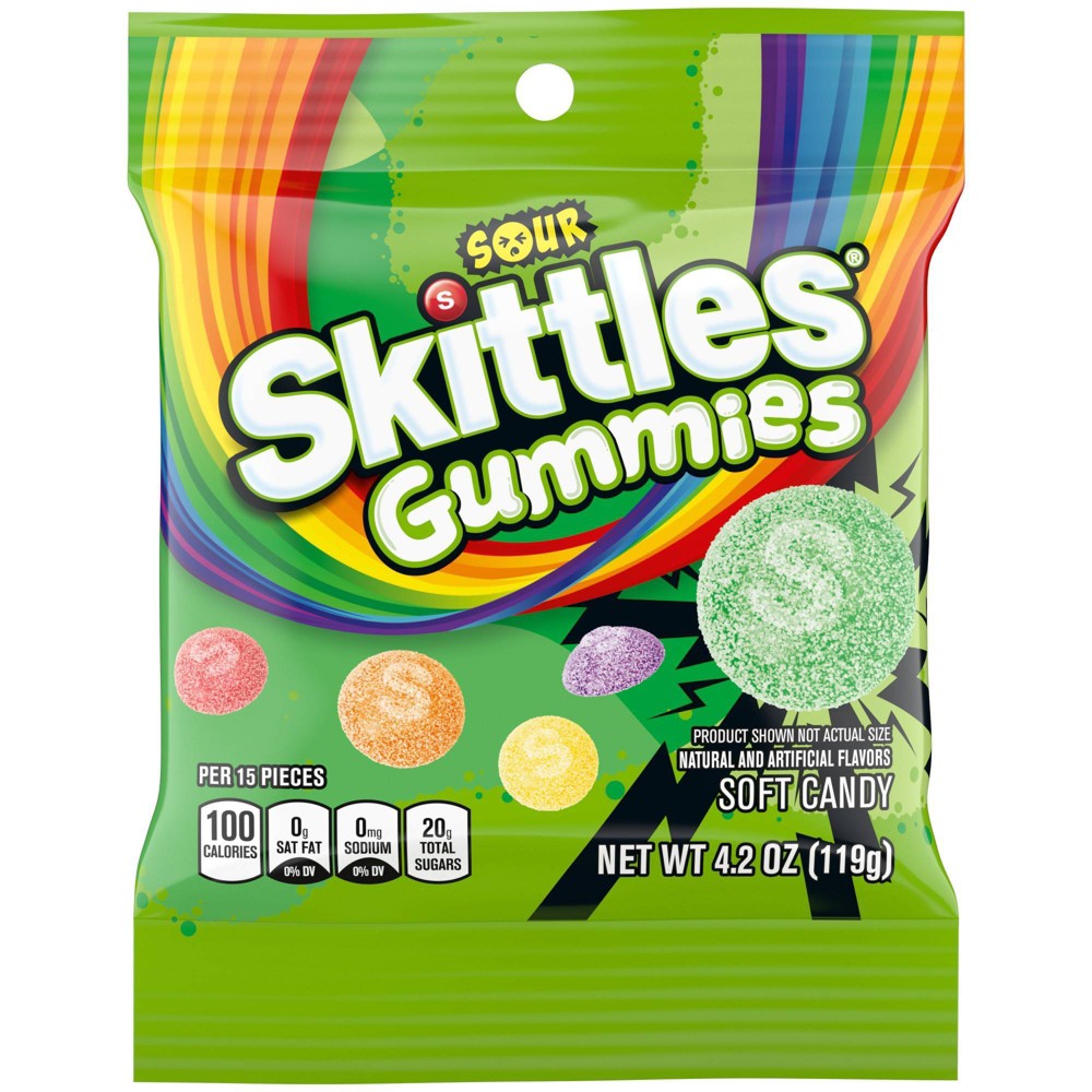 Mars Skittles Sour Gummies package