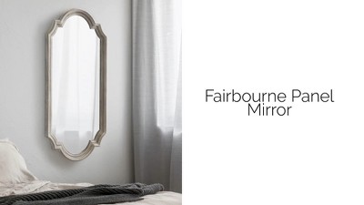 Fairbourne Coastal Distressed White Full-Length Wall Mirror