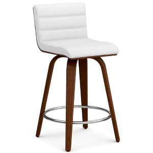 WyndenHall Madigan Swivel Counter Height Barstool - 1 of 4
