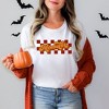 Simply Sage Market Women's Momster Checkered Short Sleeve Graphic Tee - 2 of 4