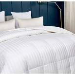350 Thread Count Cotton Damask Striped Down Alternative Comforter - Blue Ridge Home Fashions