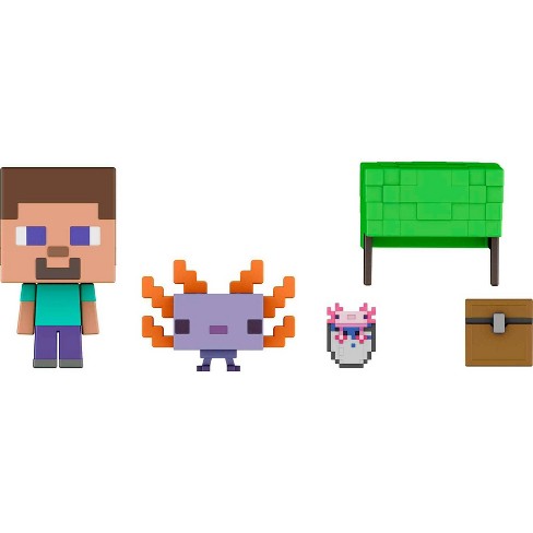 Minecraft Mob Head Minis Axolotl Adventures Figure Set Target