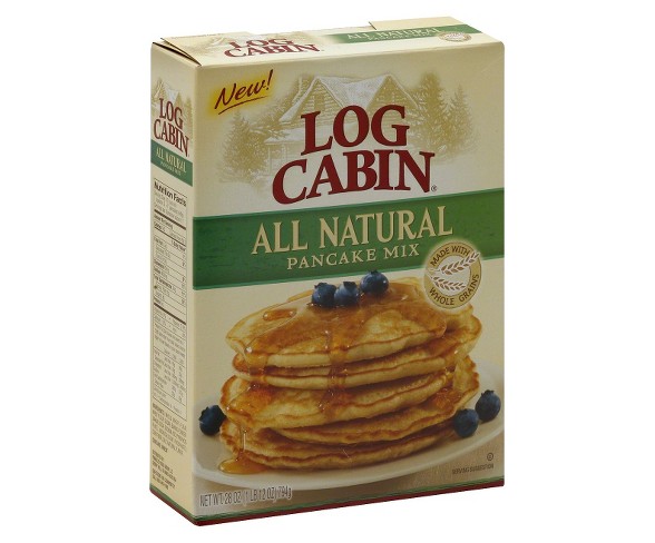 Log Cabin All Natural Pancake Mix 28 oz