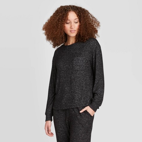 Women's Perfectly Cozy Pullover Sweatshirt - Stars Above™ Dark Gray XS
