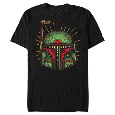 boba fett skull t shirt