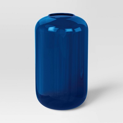 Glass Pill Vase Blue - Room Essentials™