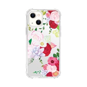 OTM Essentials Apple iPhone 15 Plus/iPhone 14 Plus Clear Tough Edge Floral Case - 1 of 4