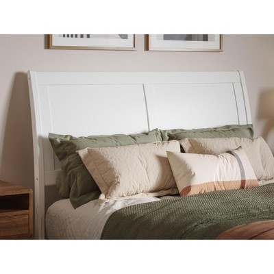AFI Furnishings Portland Full Headboard with Turbo Charger in White