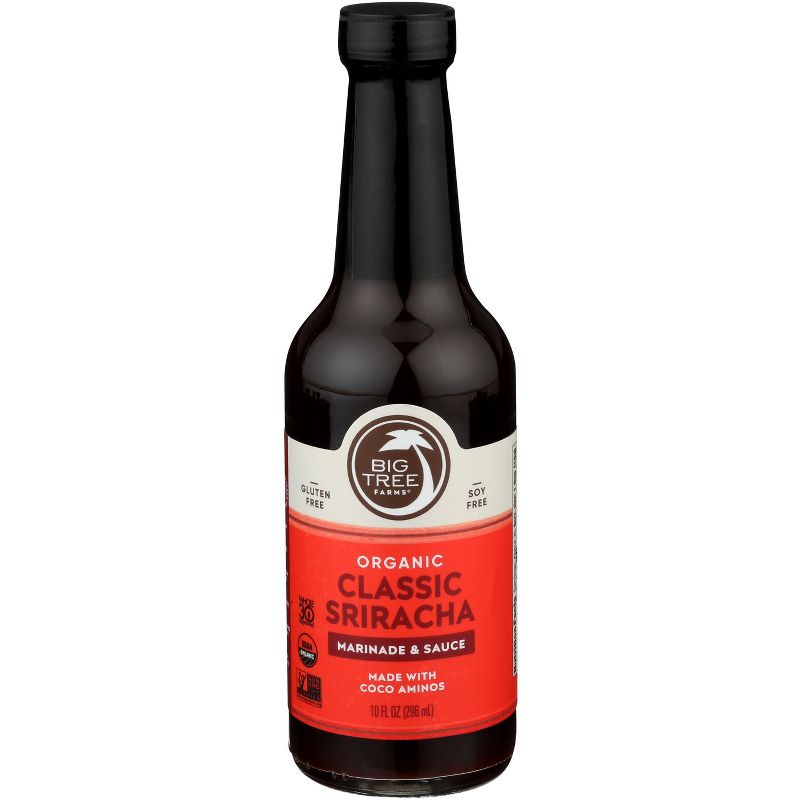 Big Tree Farms Organic Classic Sriracha Marinade & Sauce - Case of 6 - 10 fl oz, 1 of 2