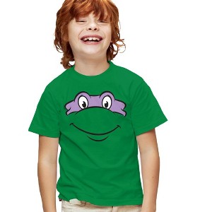 Teenage Mutant Ninja Turtles Donatello Smallile Kids T Shirt For Youth, Kelly Green - 1 of 4