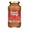 Vermont Village Organic Unsweetened Applesauce With Cinnamon - Case of 6/24 oz - 2 of 4