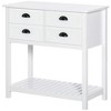 NicBex Accent Buffet Cabinet with Storage Modern Sideboard Cabinet Coffee Bar Cabinet with 4 Drawers and Slatted Bottom Shelf for Dining Room - 2 of 4