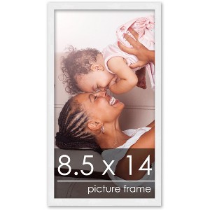 PosterPalooza | 8.5x14 Wood Frame with UV Acrylic, 6 Finishes: Black, White, Bronze, Silver, Wood, Mahogany - 1 of 4