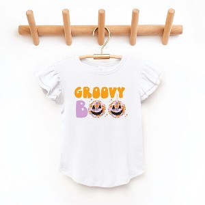 The Juniper Shop Groovy Boo Toddler Flutter Sleeve Tee - 1 of 3