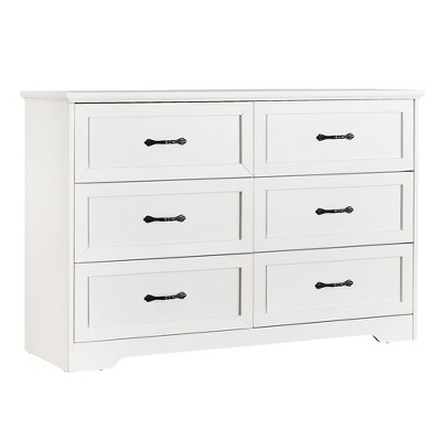 Dresser for Bedroom with 5/6 Drawers, Tall Wood Drawer Dresser Chest of Drawers for Closet