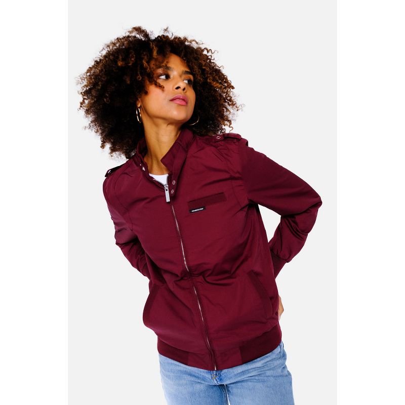 Members Only Women's Classic Iconic Racer Jacket ( Slim Fit ), 6 of 7