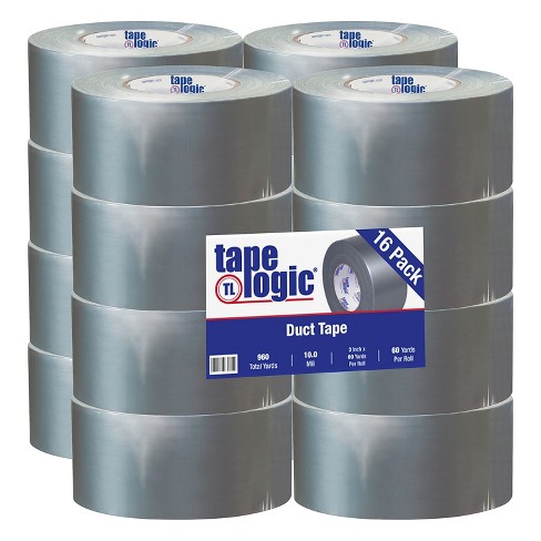 Gorilla Tape, White Duct Tape, 1.88 x 10 yd, White, Pack of 3