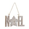 Melrose Joy Noel Snowflake Ornament (Set of 12) - 3 of 4