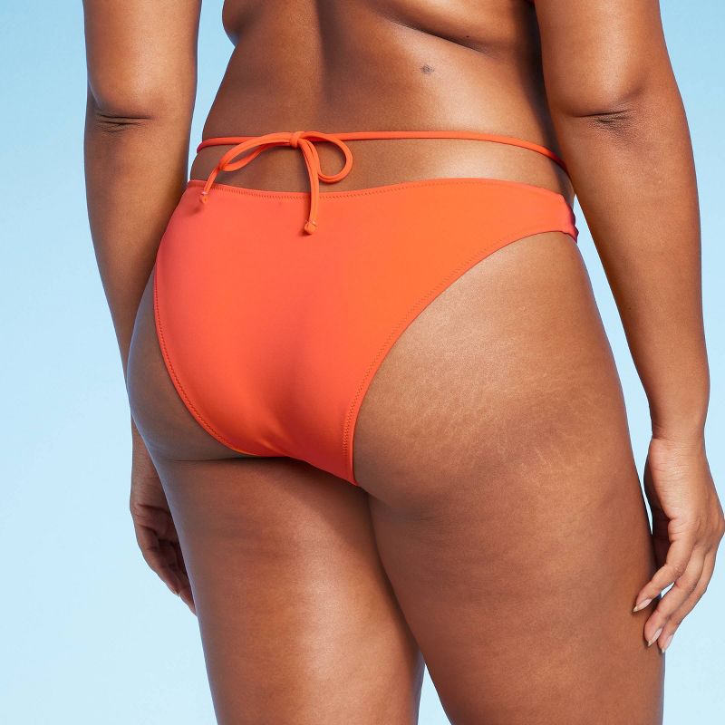 Women's Strappy High Leg Extra Cheeky Bikini Bottom - Shade & Shore™, 5 of 10