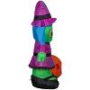 Gemmy Airblown Inflatable Witch w/Hex JOL Scene, 4.5 ft Tall, Multi - 4 of 4