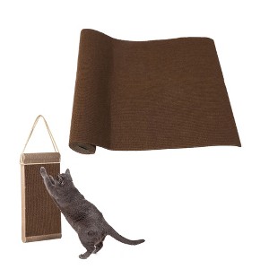 Unique Bargains Self-Adhesive Cat Scratch Mat - 1 of 4