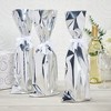 Sparkle and Bash 100 Pack Metallic Silver Foil Gift Wrapping Bags for Wine Bottles, 6.25 x 17.5 in - 2 of 4