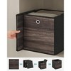 SONGMICS 11.8" Storage Cubes, Set of 6 Storage Bins with Handles, Foldable Storage Boxes - 4 of 4