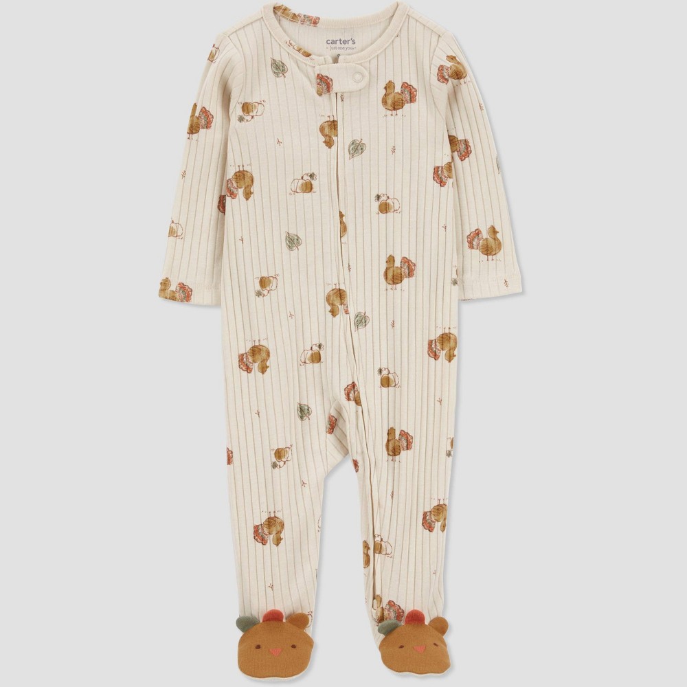 Photos - Other Textiles Carter's Just One You® Baby Turkey Sleep N' Play - Brown 3M