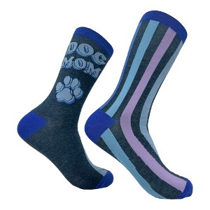 Crazy Dog T-Shirts Women's Dog Mom Socks Funny Cute Puppy Dogs Pet Lover Footwear - 1 of 4