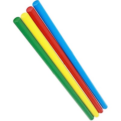 Juvale 24 Pack Rhythm Lummi Sticks for Kids, Toddler Music Toys, 8 in, 4 Colors