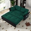 NicBex Queen Size Convertible Sofa Bed Loveseat Couch with Thicked Cushions & Side Storage,Color Blocking Sleeper Sofa for Living Room,Bedroom - 3 of 4