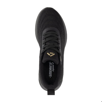 Женские кроссовки Andrea Women’s Casual Athletic Sneakers with Cushioned Sole 90387 BLACK 9 — фото 5