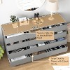 CIPACHO Grey Mid Century Modern Dresser for Bedroom – 12 Drawers & Hidden Handle - 3 of 4