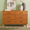 Walker Edison Modern Solid Wood 6-Drawer Dresser with Metal Handles - 4 of 4