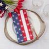 Saro Lifestyle Dinner Napkins With Americana Design (Set of 4) - 4 of 4