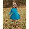 City Threads USA-Made Cotton Fleece Soft A-Line Dress - 3 of 4