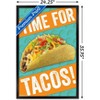 Trends International Time for Tacos! Framed Wall Poster Prints - 3 of 4