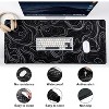 YUNZII AL68 Keyboard (Black, Milk V2) Gaming Mouse Pad(35.4'' x 15.7'', Black Topographic) - 4 of 4