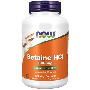 Betaine HCl 648 mg by Now Foods  -  120 Capsule - 1 of 2