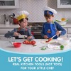 Curious Chef 11-Piece Blue and Green Chef's Kit for Kids, Includes Real Cooking and Baking Tools, Dishwasher Safe - 2 of 4